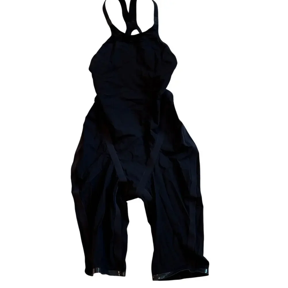 Speedo Fastskin 2.0 LZR Valor Womens 26 Black Open Back Competition Tech Suit